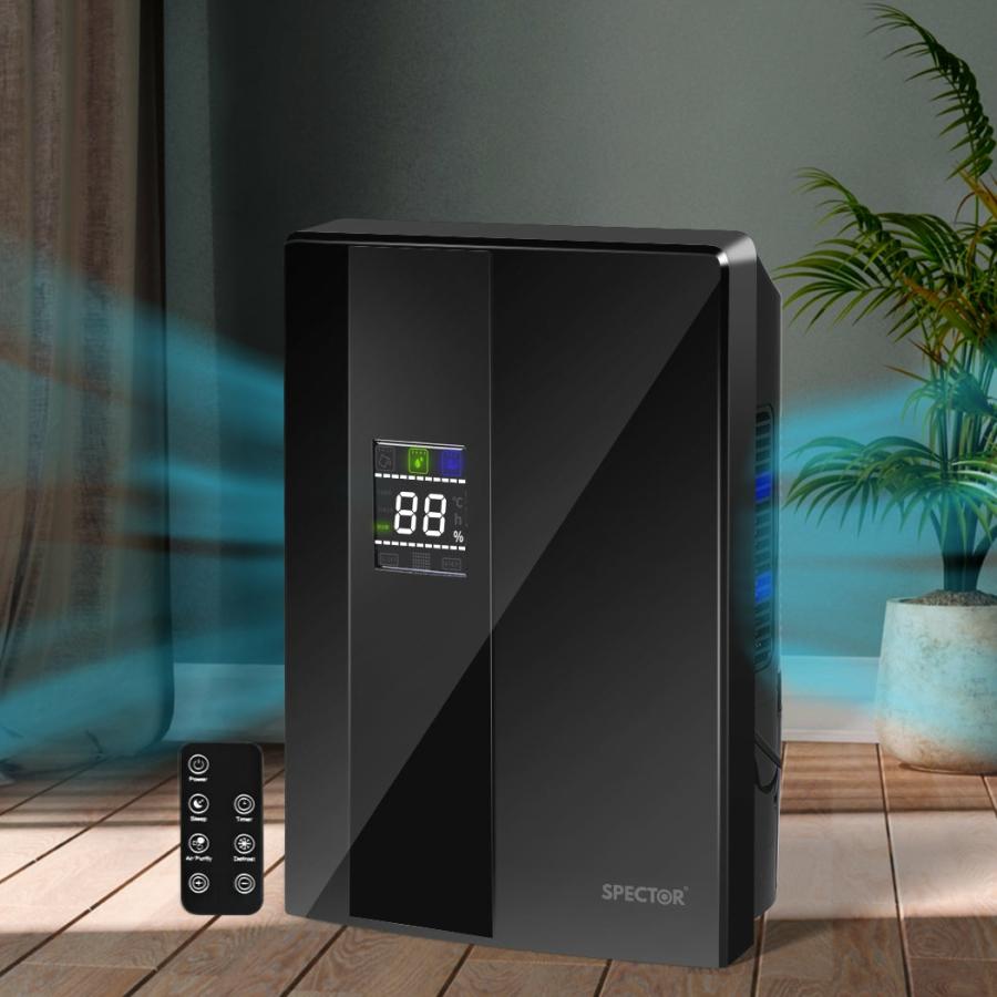 Air Dehumidifiers |   Dehumidifier Air Purifier 2200Ml – Black Air Dehumidifiers Air Dehumidifiers