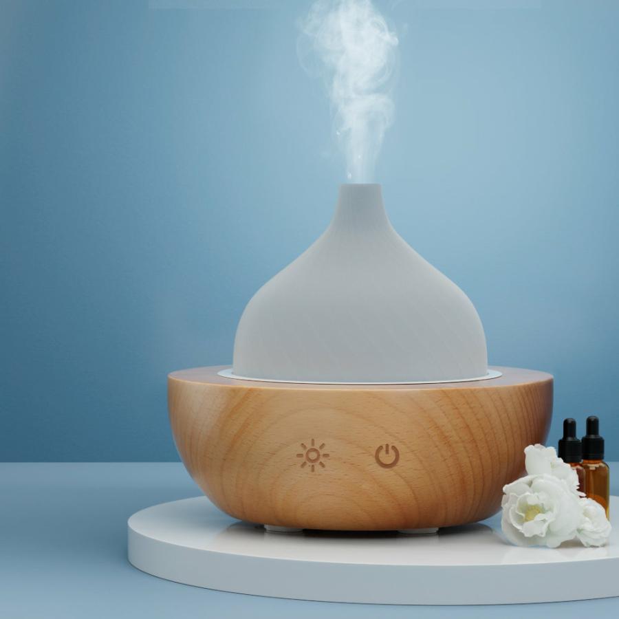 Aroma Diffuser |   Aroma Aromatherapy Diffuser Led Oil Ultrasonic Air Humidifier Glass Wood Air Dehumidifiers Air Dehumidifiers