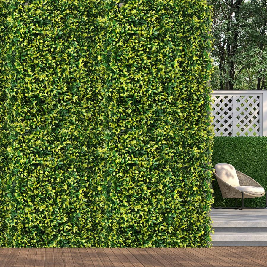 Artificial Plants |   Set Of 10 Artificial Boxwood Hedge Fence Fake Vertical Garden Green Outdoor Artificial Plants Artificial Plants