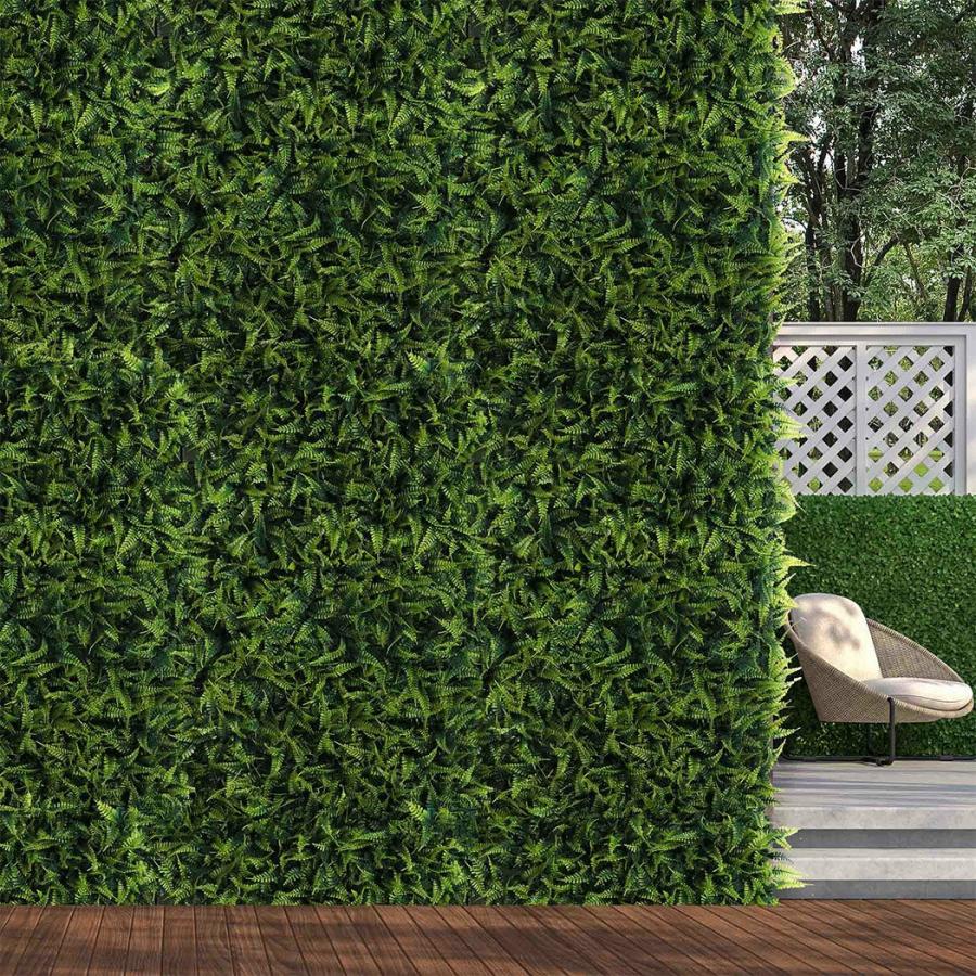 Artificial Plants |   Set Of 10 Artificial Boxwood Hedge Fence Fake Vertical Garden Artificial Plants Artificial Plants