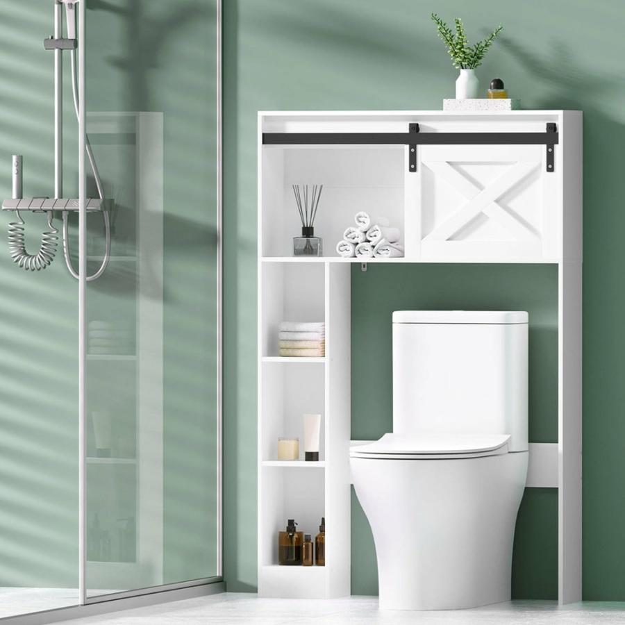 Bathroom Storage & Accessories |   Bathroom Cabinet Over The Toilet Storage Organiser Laundry Shelf 128Cm Bathroom Bathroom Storage & Accessories