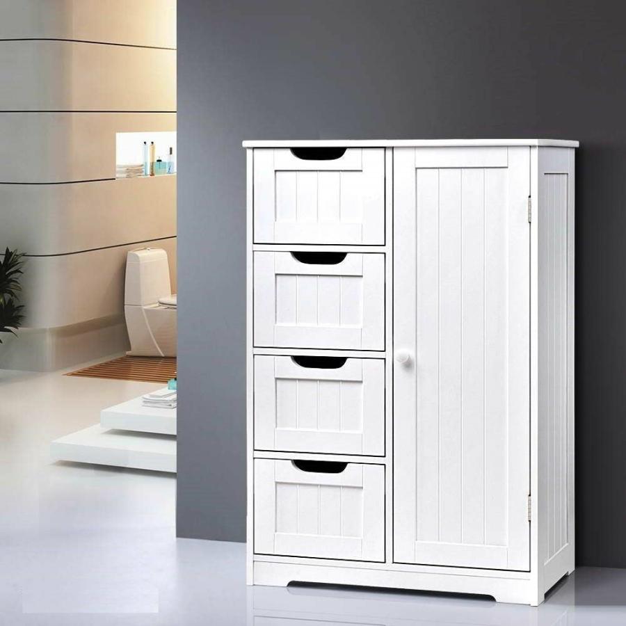 Bathroom Storage & Accessories |   Bathroom Tallboy Storage Cabinet – White Bathroom Bathroom Storage & Accessories