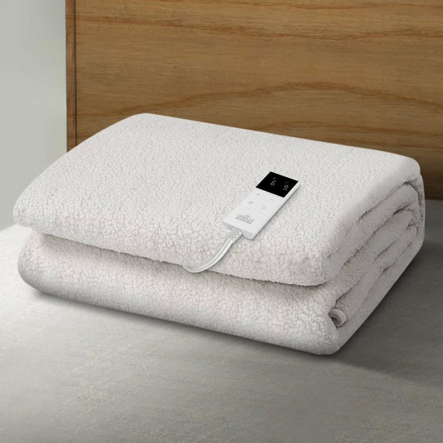 Blankets |   Wendell Electric Soft Blanket Single Size Fleece – White Beddings Blankets