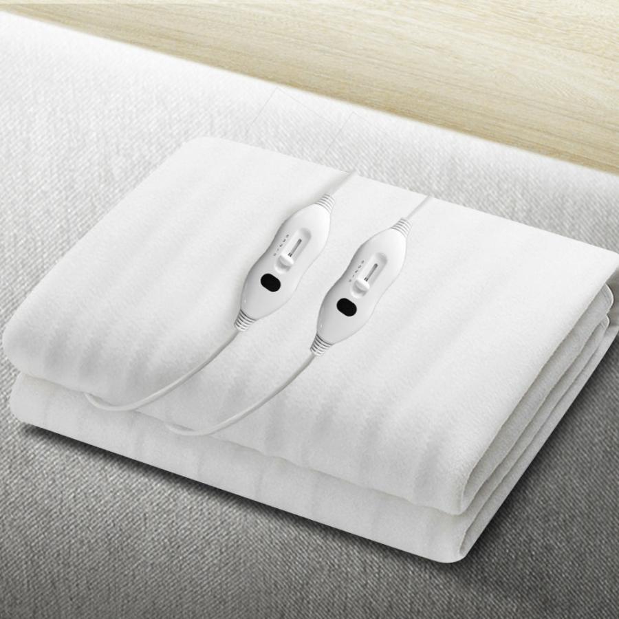 Blankets |   Wilmer Electric Soft Blanket Queen Size Polyester – White Beddings Blankets