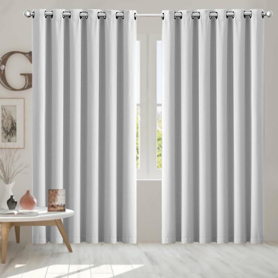 Curtain |   Set Of 2 240X230Cm Blockout Curtains Panels 3 Layers – Grey Curtain Curtain