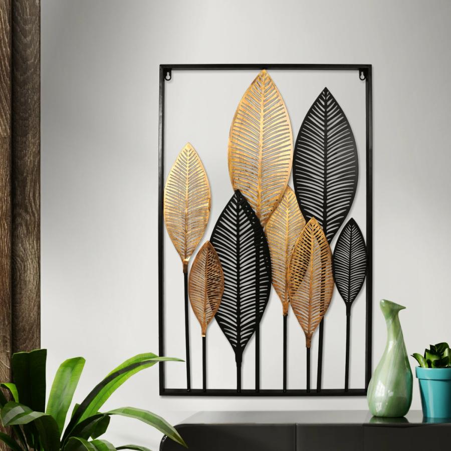 Home Decor |   Large Metal Wall Art Hanging Leaf Tree Of Life Home Decor Sculpture Garden Home Decor Home Decor