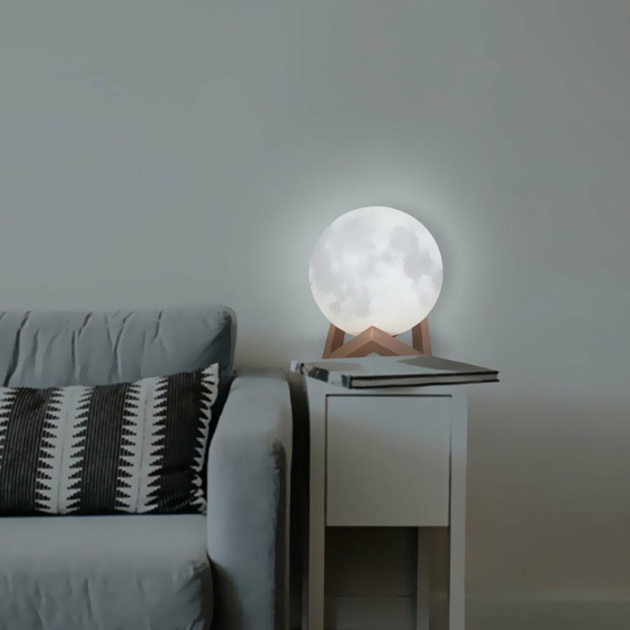 Lamps |   3D Magical Moon Lamp Usb Led Night Light Moonlight Touch Sensor 15Cm Diameter Lamps Lamps