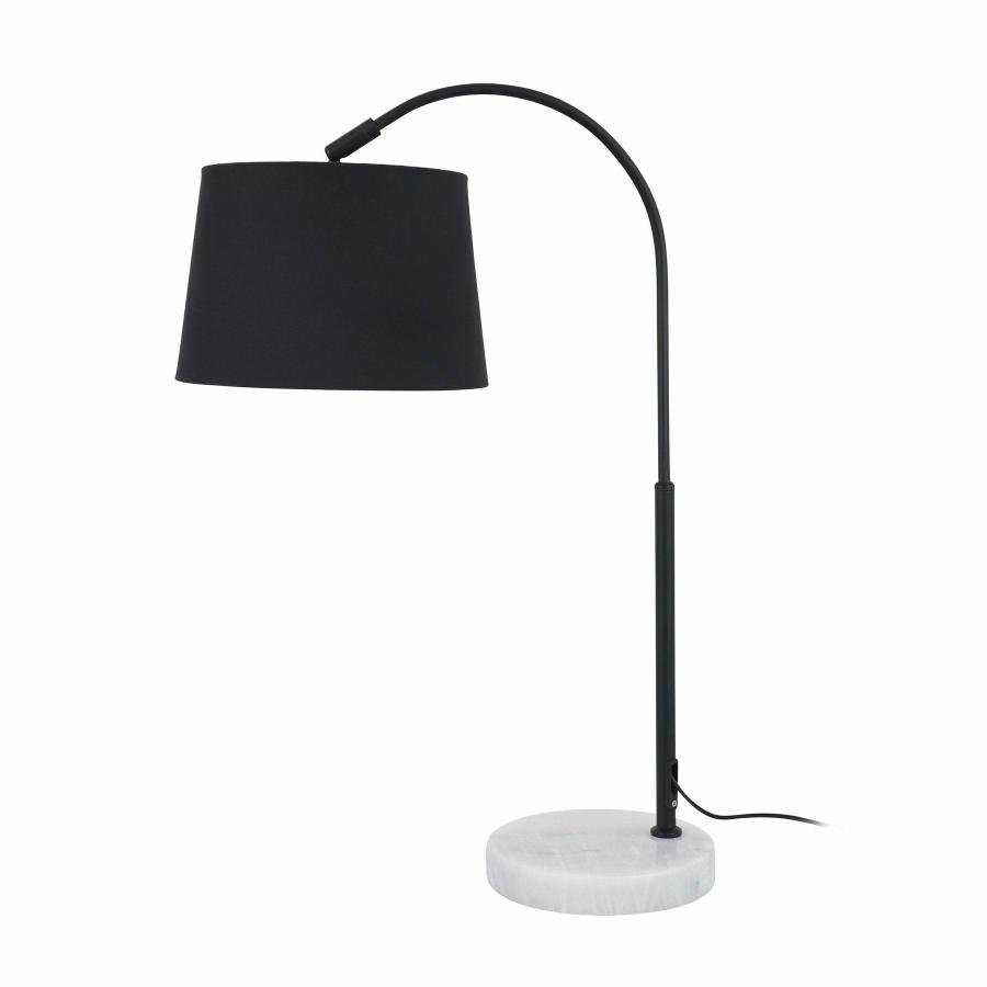 Lamps |   Traditional Drum Shape Table Lamp – Black Lamps Lamps