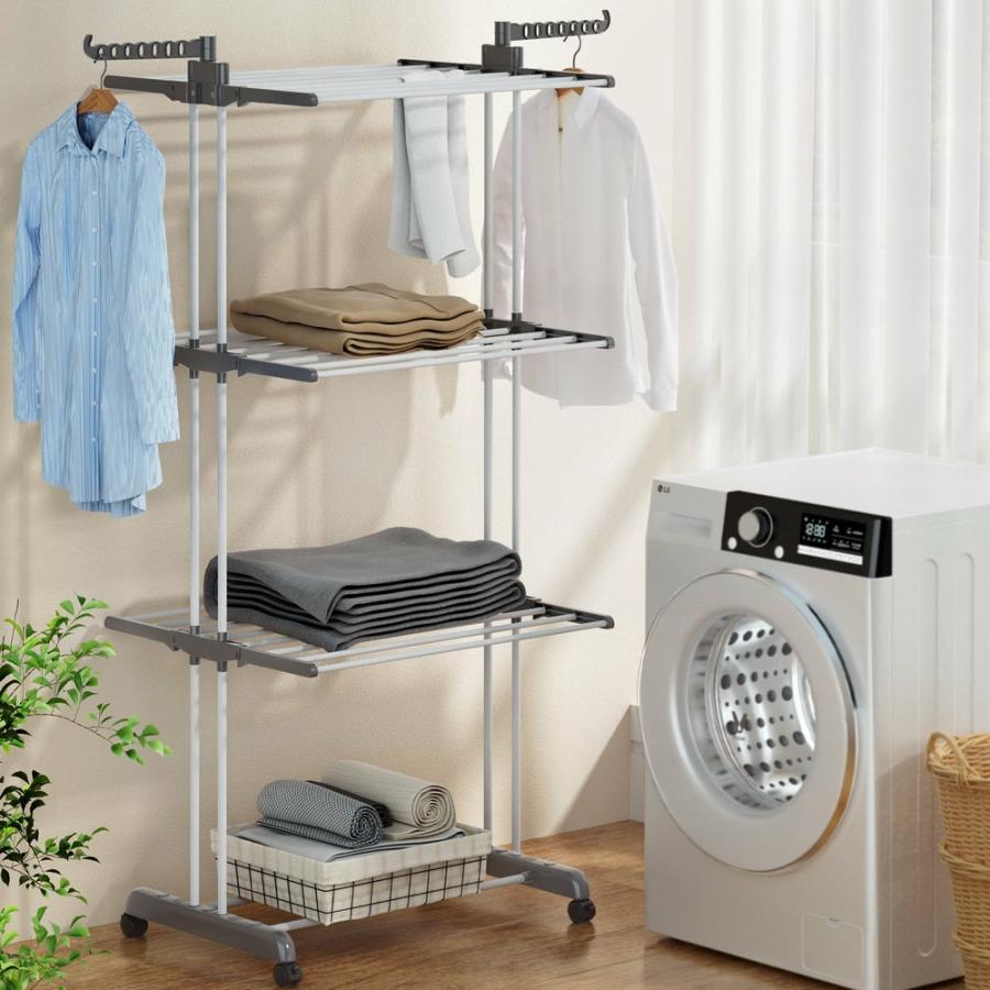 Laundry |   Clothes Drying Rack 173Cm Coat Air Hanger Foldable Kitchen & Laundry Laundry