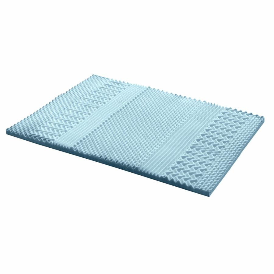 Mattress Toppers |   King 7 Zone 5Cm Memory Foam Mattress Topper – Blue Beddings Mattress Toppers