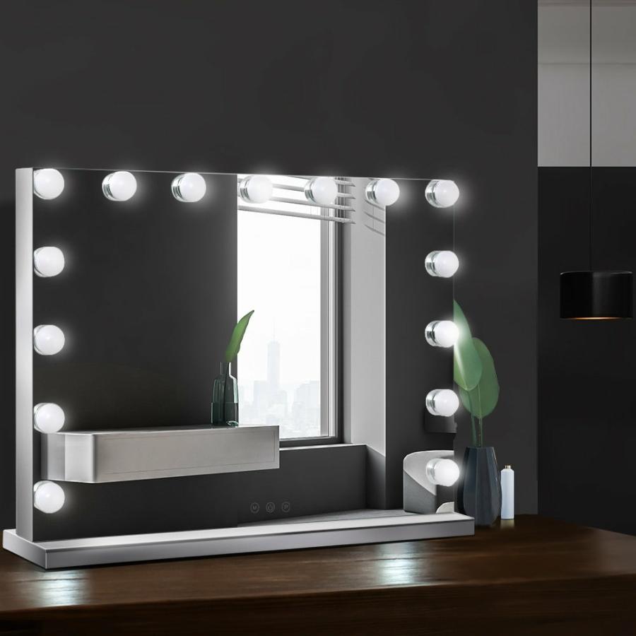 Mirrors |   Hollywood Frameless Makeup Mirror With 15 Led Lighted Vanity Beauty 58Cmx46Cm Homeware Mirrors