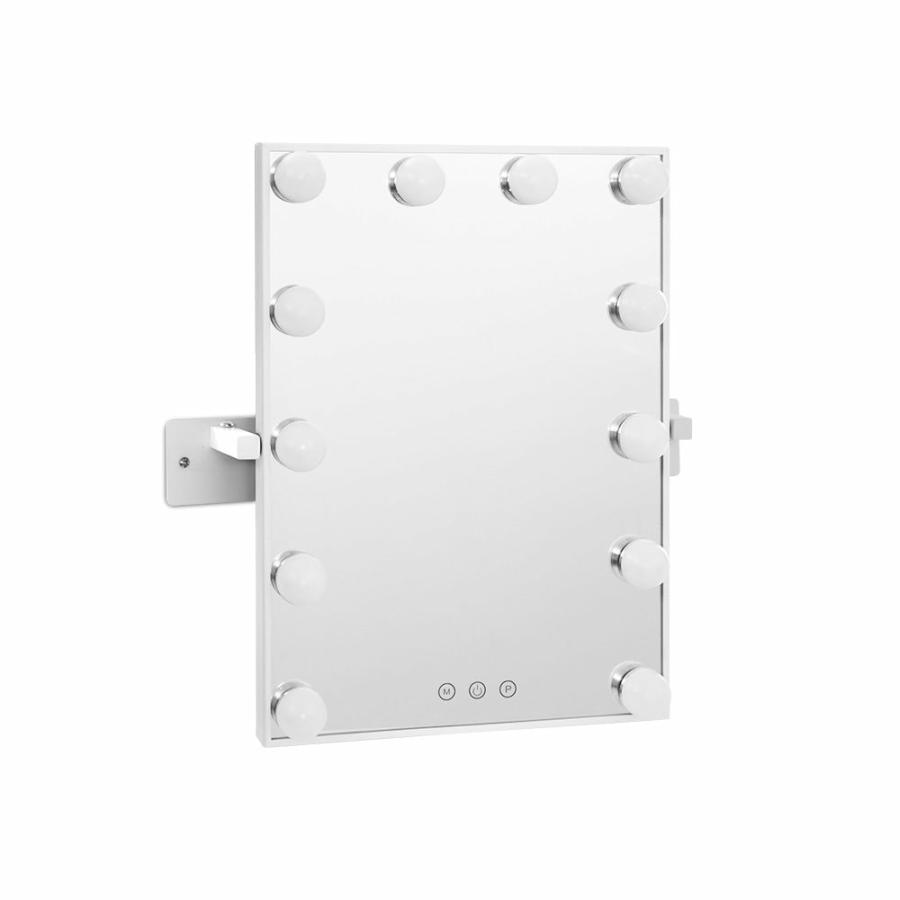 Mirrors |   Hollywood Wall Mirror Makeup Mirror With Light Vanity 12 Led Bulbs Homeware Mirrors