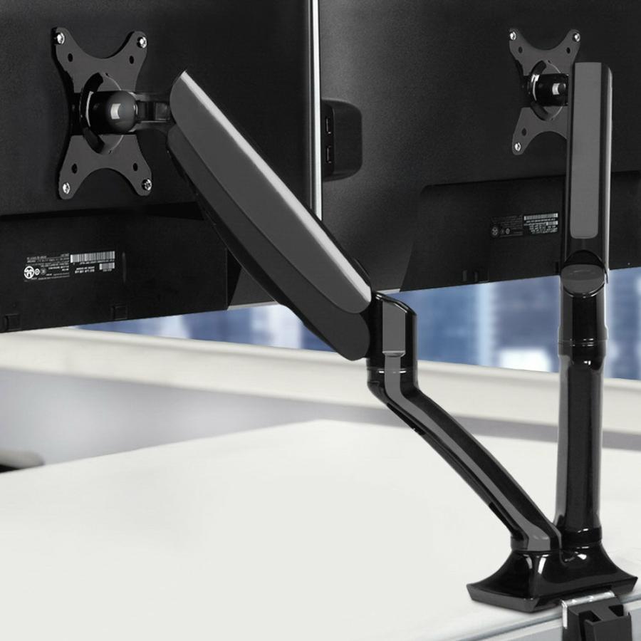 Monitor Arms |   Monitor Arm Gas Spring Dual Desk Mount Screen Holder Computer & Tv Accessories Monitor Arms