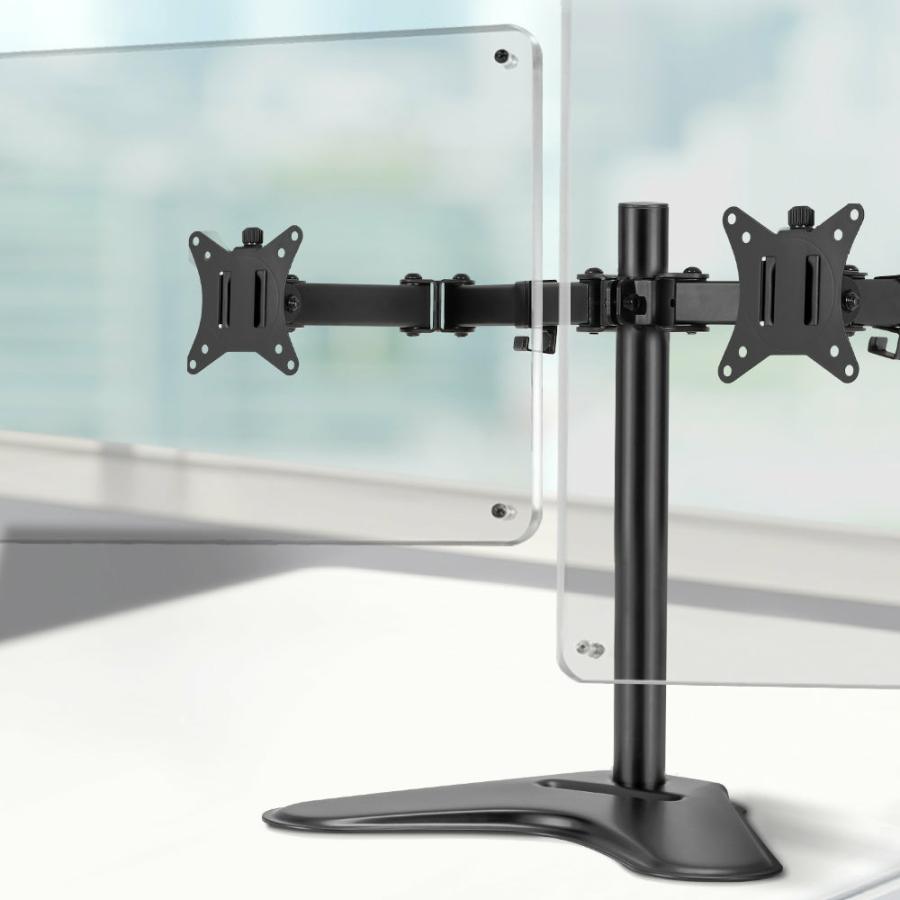 Monitor Arms |   Monitor Arm Stand Dual Black Computer & Tv Accessories Monitor Arms