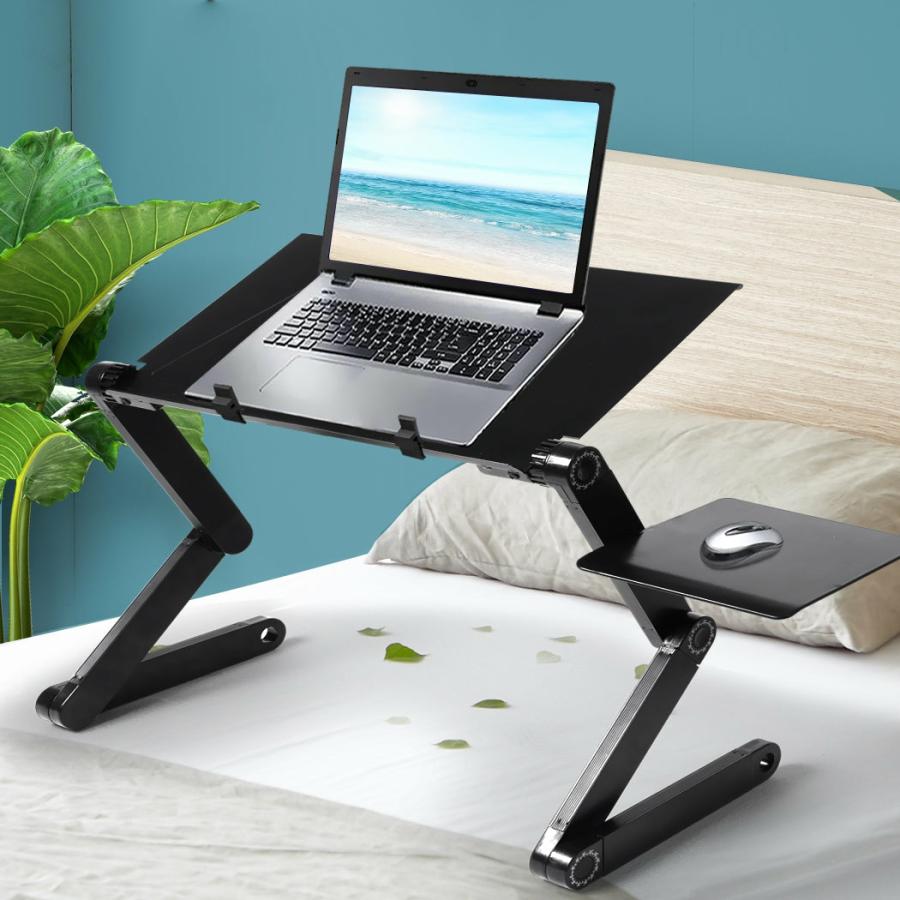 Monitor Stands |   Foldable Laptop Desk Adjustable Sofa Table Tray Stand Mouse Pad Portable Cooling Computer & Tv Accessories Monitor Stands