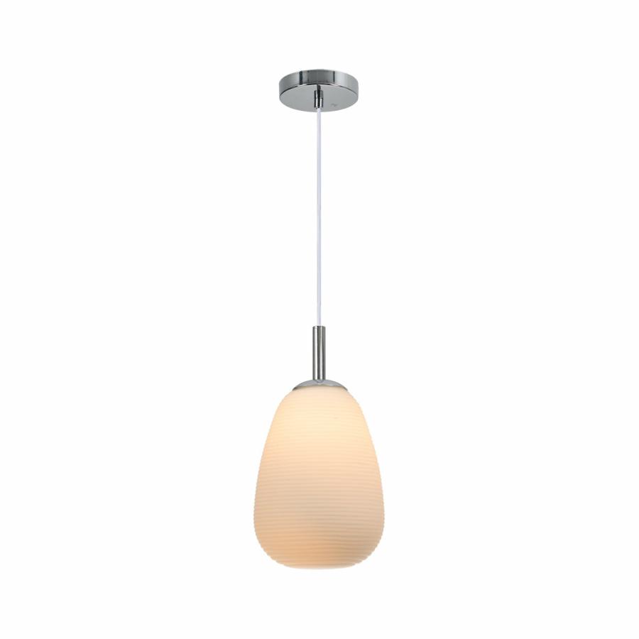 Pendant Lights |   Ribbed Design Glass Pendant Light Lamps Lamps