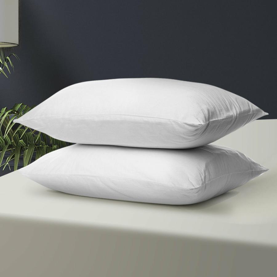 Pillows |   Set Of 2 Pillows Inserts Cushion Soft 100% Microfibre Beddings Pillows