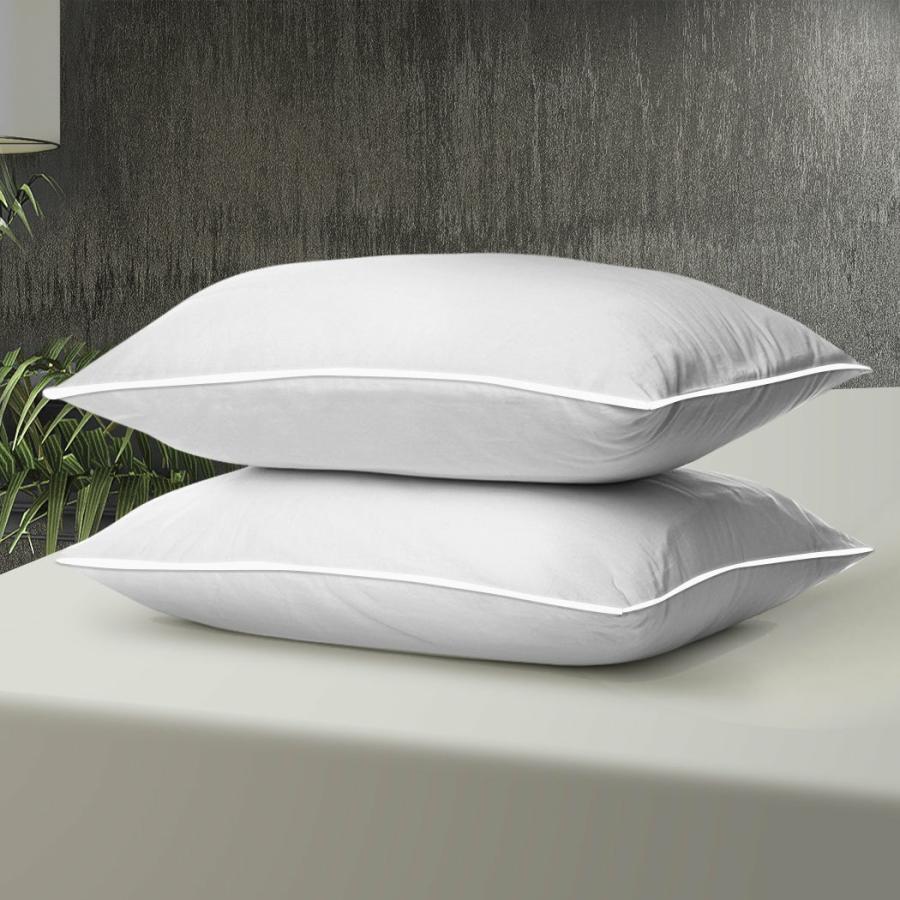 Pillows |   Set Of 2 Pillows Inserts Cushion Soft Duck Feather Beddings Pillows