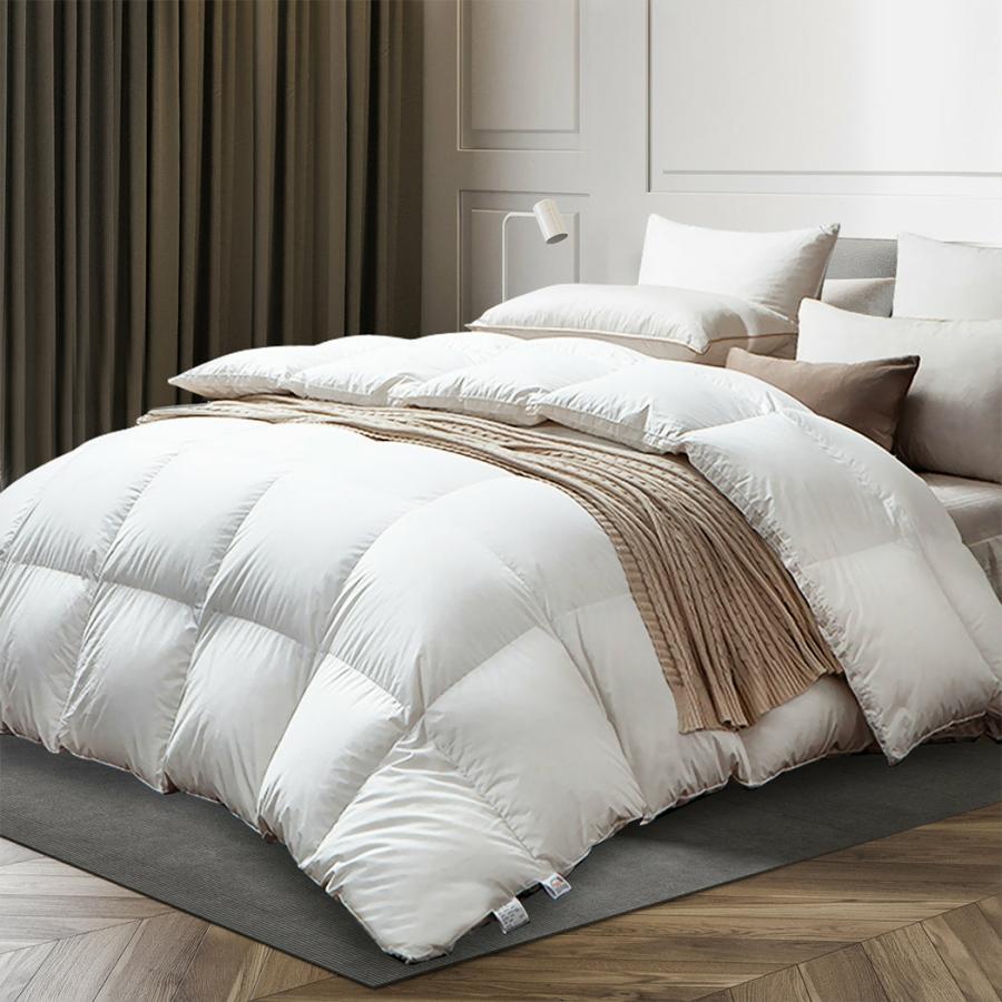 Quilts |   Double 700Gsm All Season Goose Down Feather Filling Duvet – White Beddings Quilts