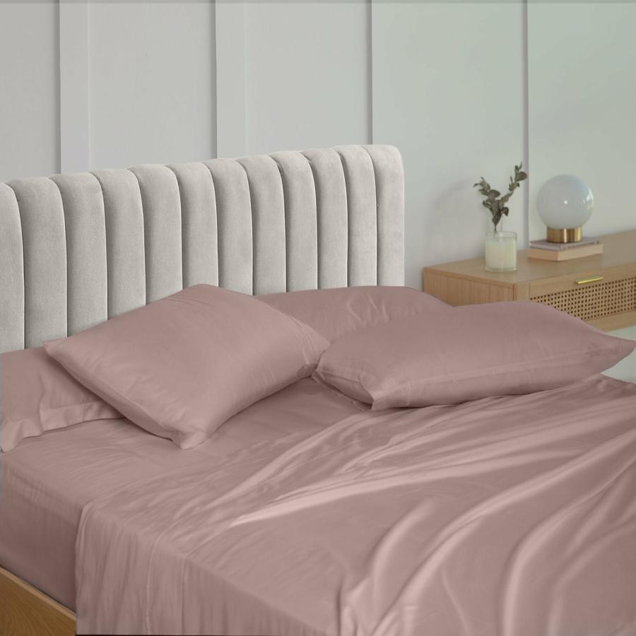 Sheets |   Double 1500Tc Cotton Rich Fitted 4Piece Sheet Sets – Stone Beddings Sheets