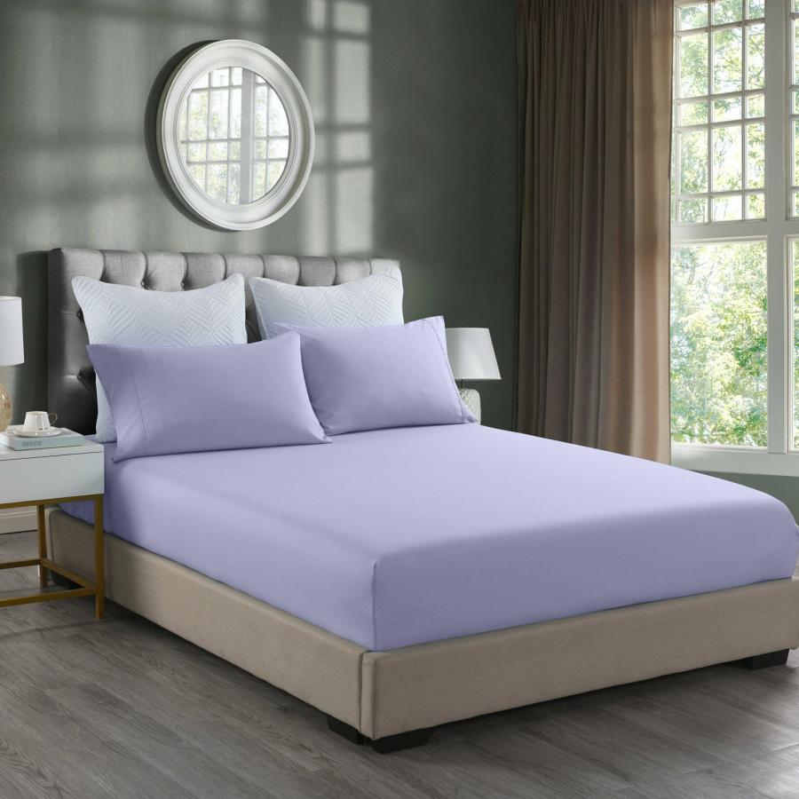 Sheets |   Double Bamboo Cooling 2000Tc 3Piece Combo Set – Lilac Grey Beddings Sheets