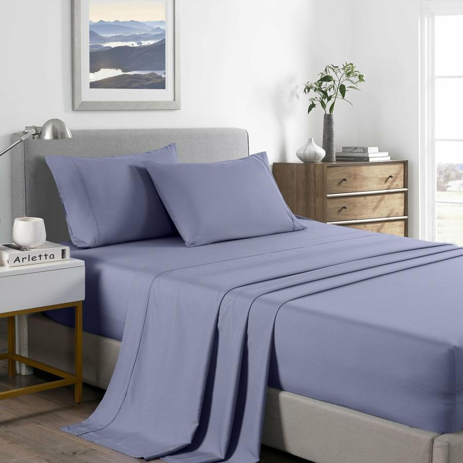 Sheets |   Double Bamboo Cooling 2000Tc Sheet Set – Lilac Grey Beddings Sheets