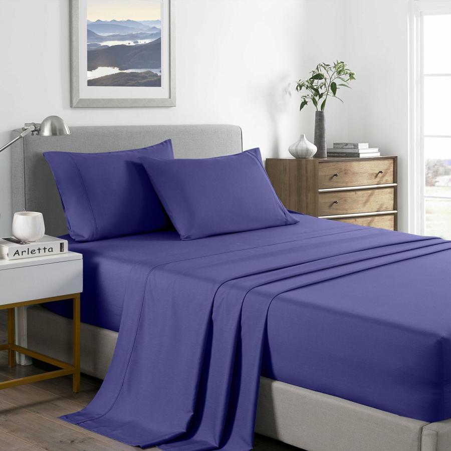 Sheets |   Double Bamboo Cooling 2000Tc Sheet Set – Royal Blue Beddings Sheets