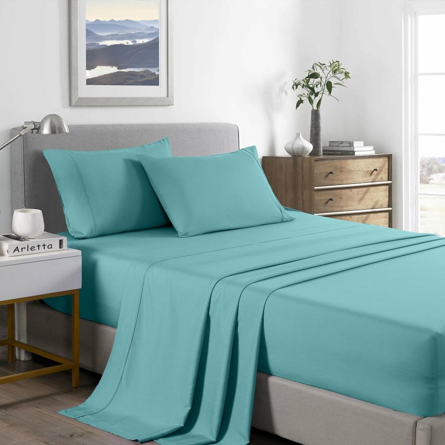 Sheets |   King Bamboo Cooling 2000Tc Sheet Set – Aqua Beddings Sheets