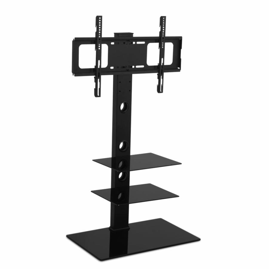 Tv Wall Mounts |   Floor Tv Stand Bracket Mount Swivel Height Adjustable 32 To 70 Inch Black Computer & Tv Accessories Tv Wall Mounts