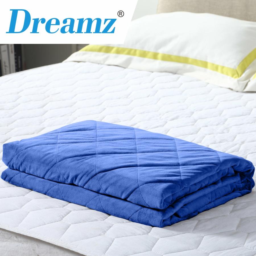 Blankets |   Winston Weighted Soft Blanket 7Kg Anti-Anxiety Gravity – Royal Blue Beddings Blankets