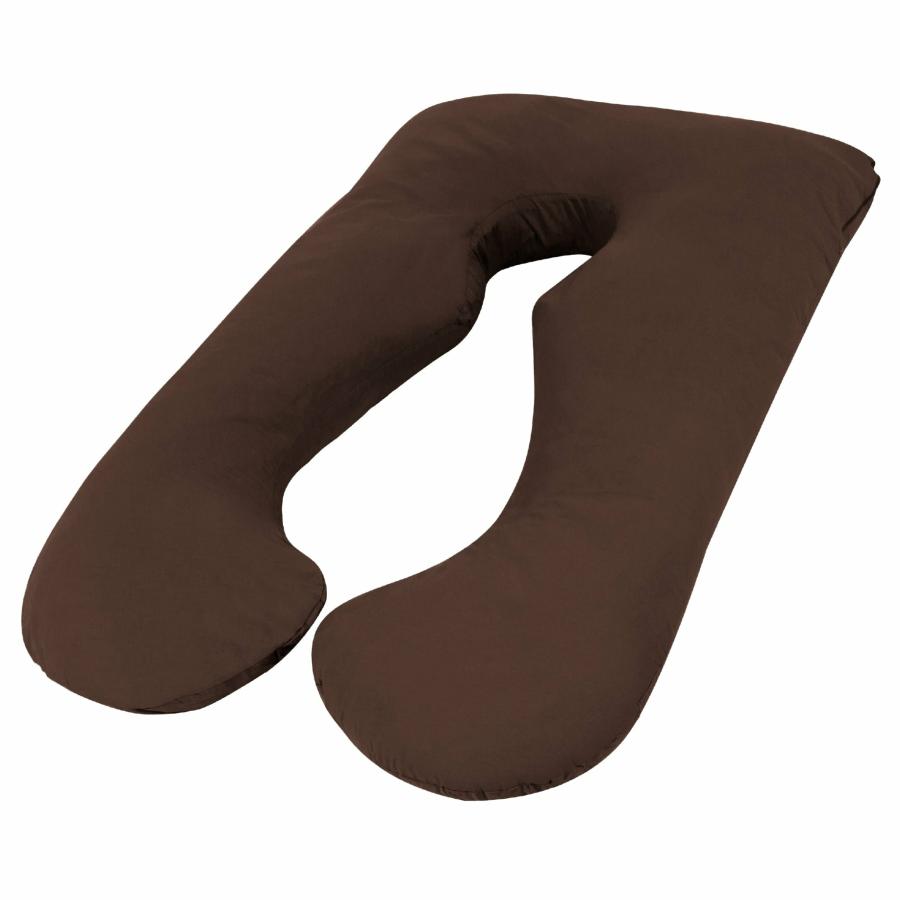 Pillows |   Maternity Pregnancy Nursing Sleeping Body Pillow Pillowcase – Chocolate Beddings Pillows