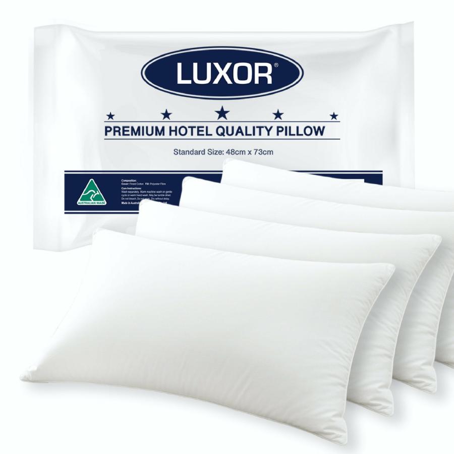 Pillows |   Set Of 4 Hotel Quality Pillow Standard Size Beddings Pillows