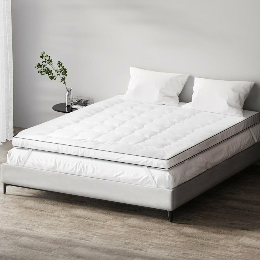 Mattress Toppers |   Double Mattress Topper Pillowtop – White Beddings Mattress Toppers